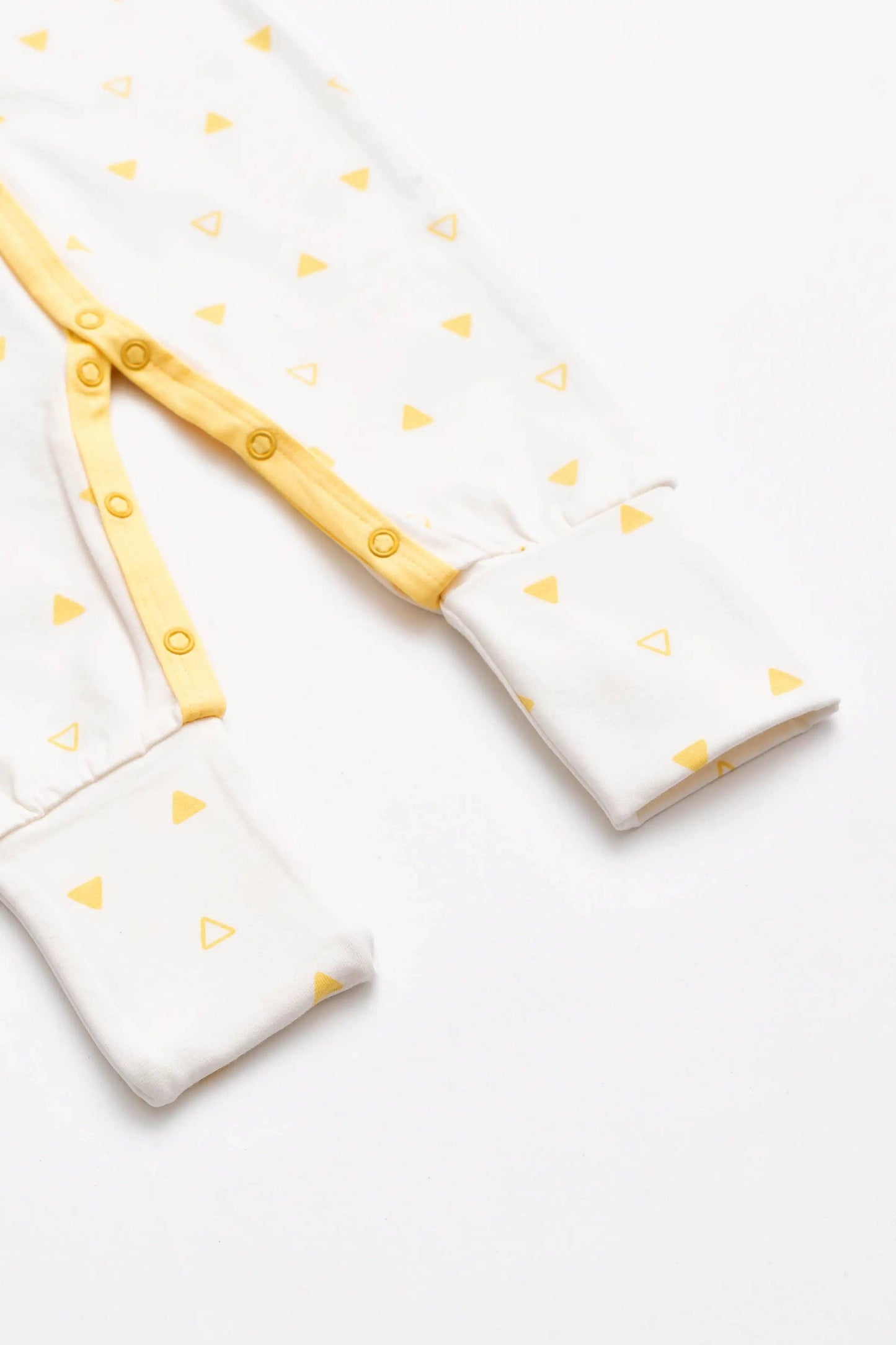 Yellow Triangles Onesie