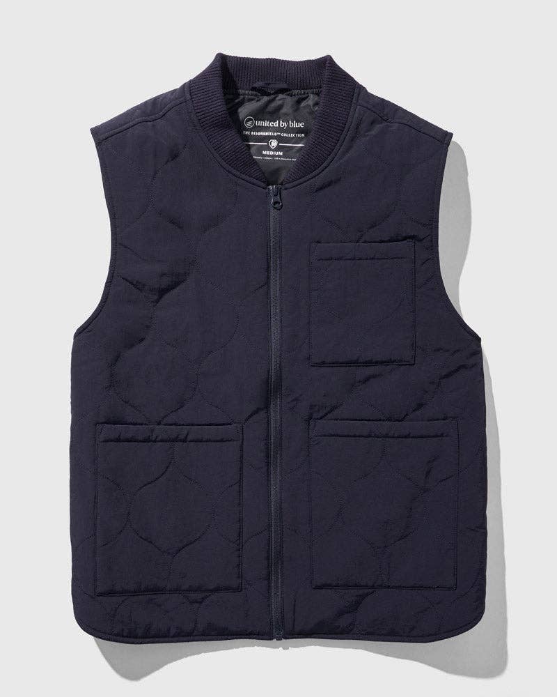 Mens Navy Vest