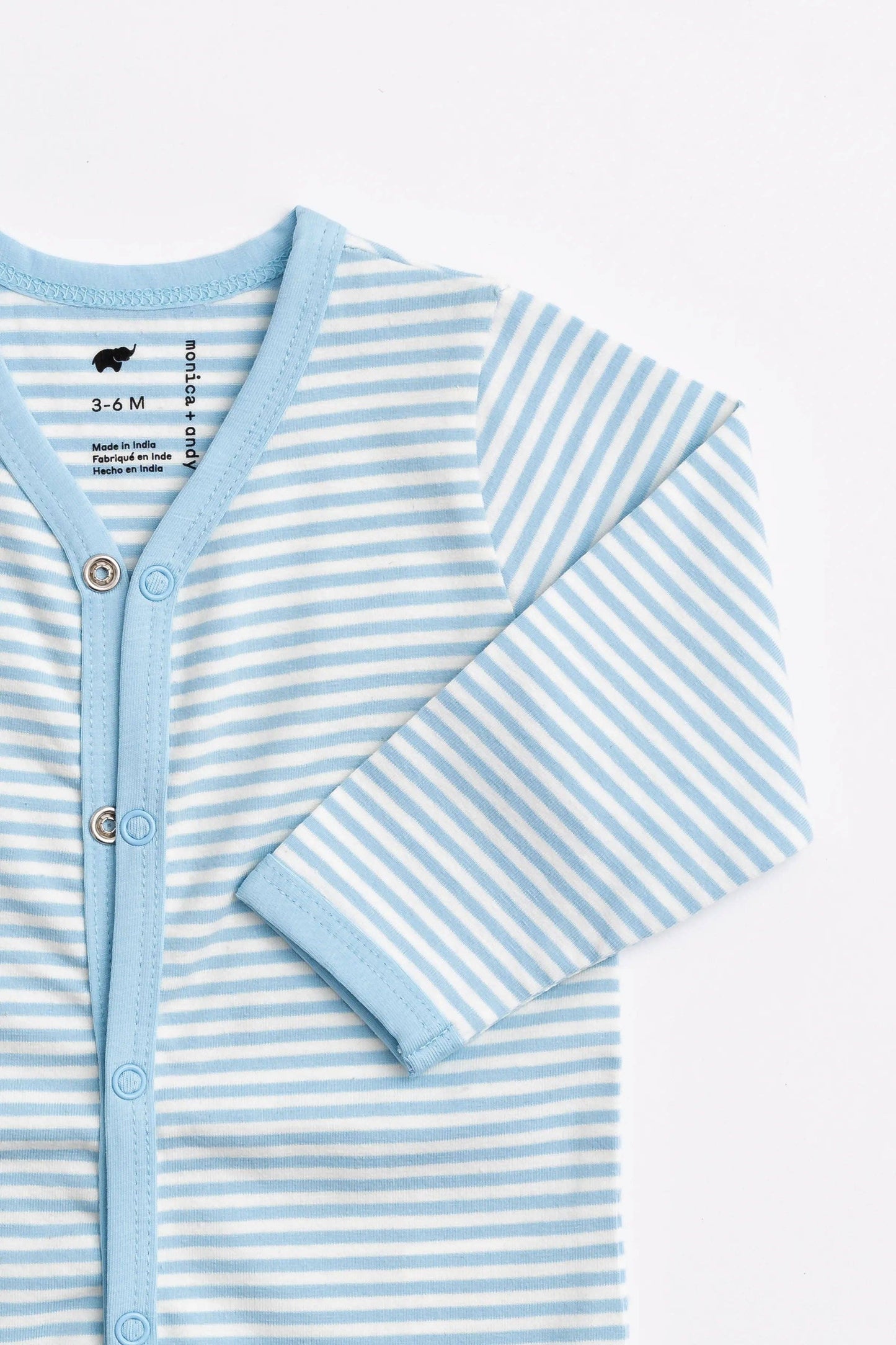 Light Blue Stripe Onesie