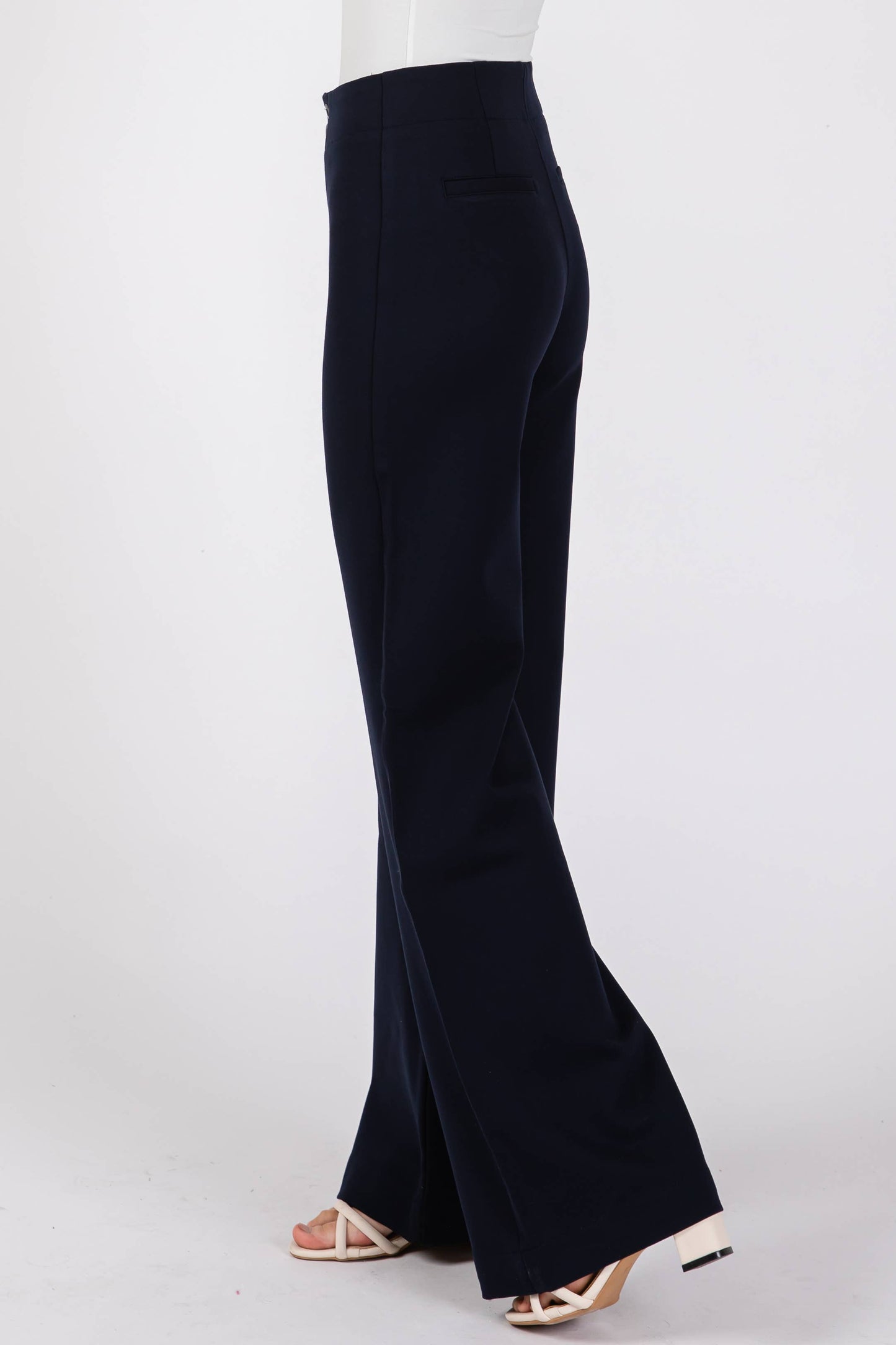Navy Ponte Trouser