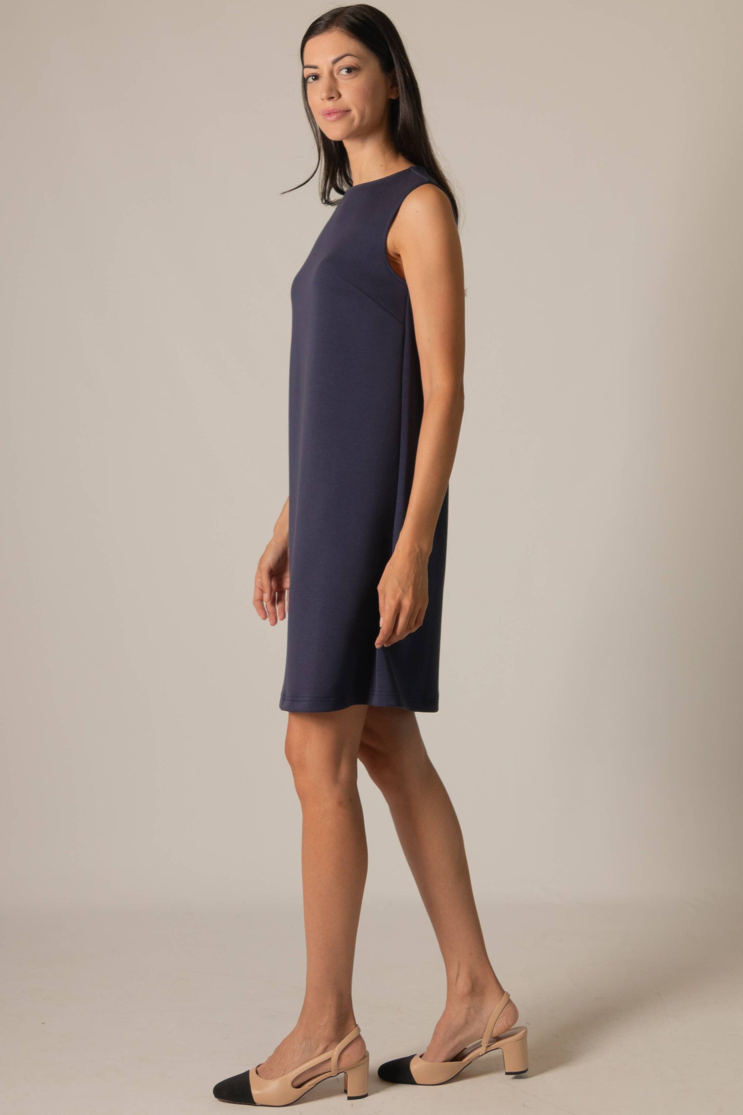 Navy Modal Shift Dress