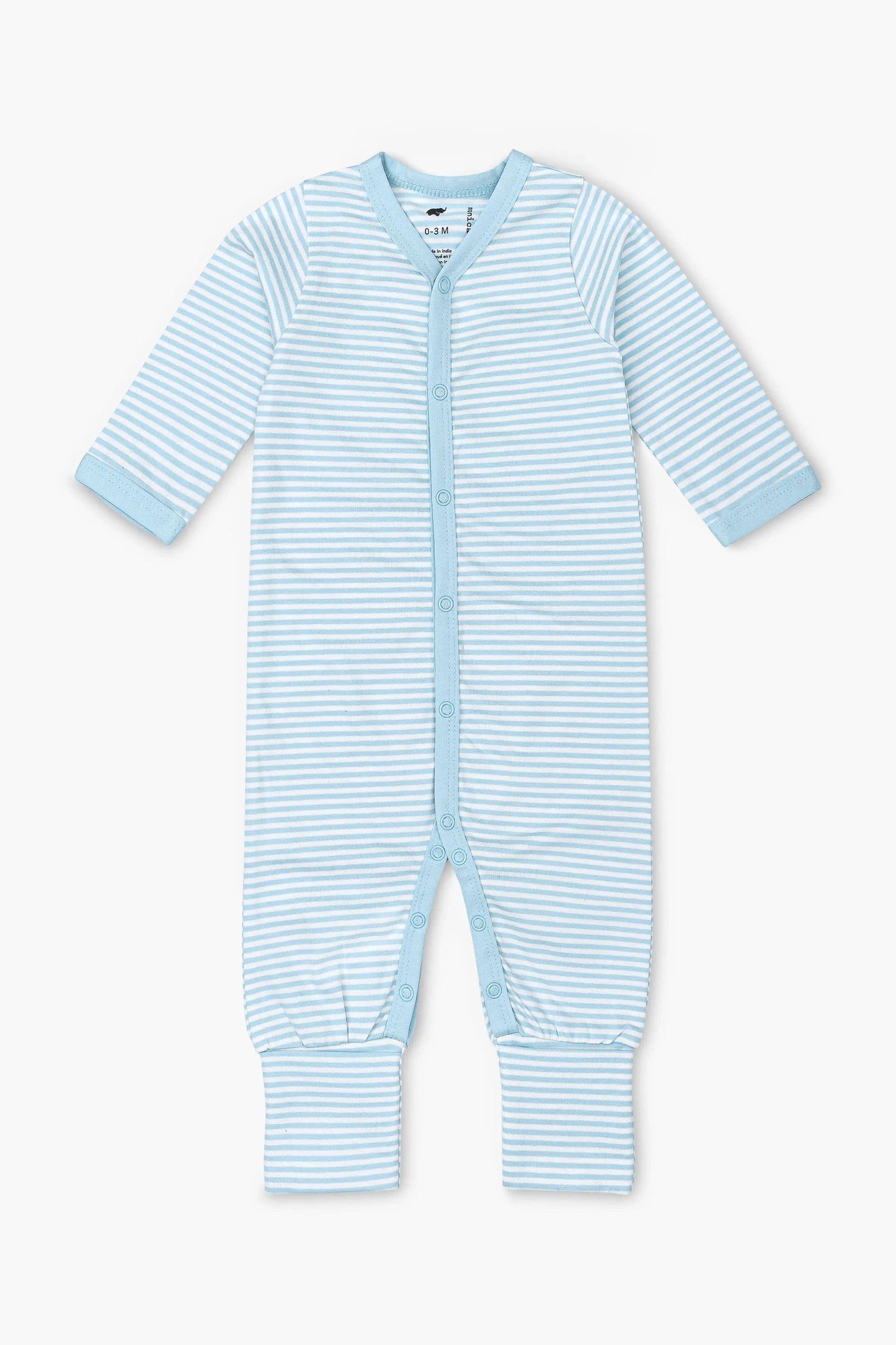 Light Blue Stripe Onesie