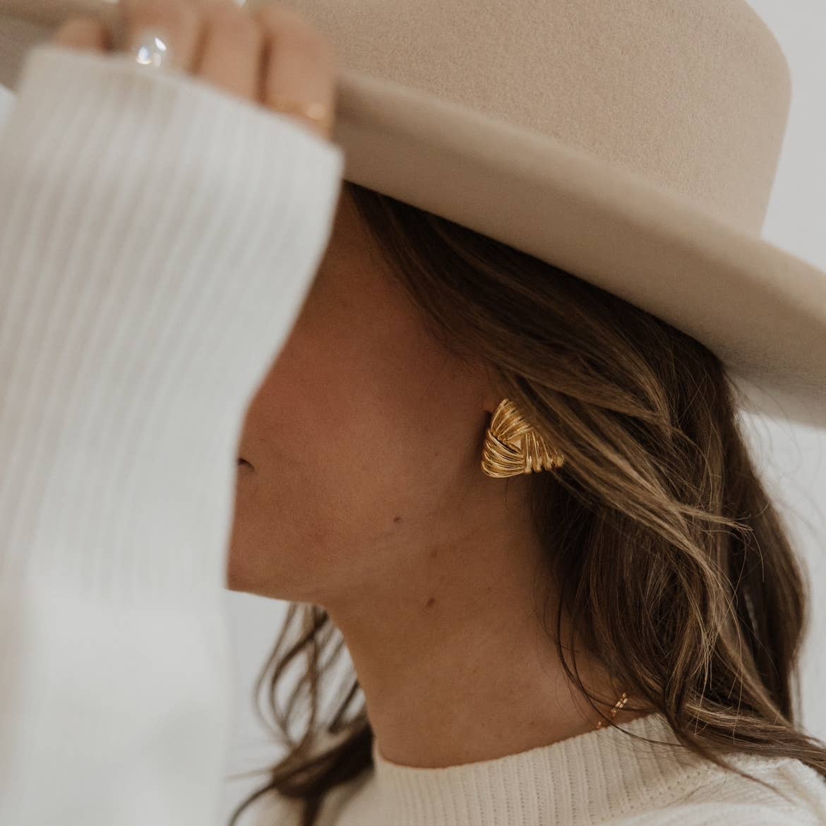 Triangle Knot Studs