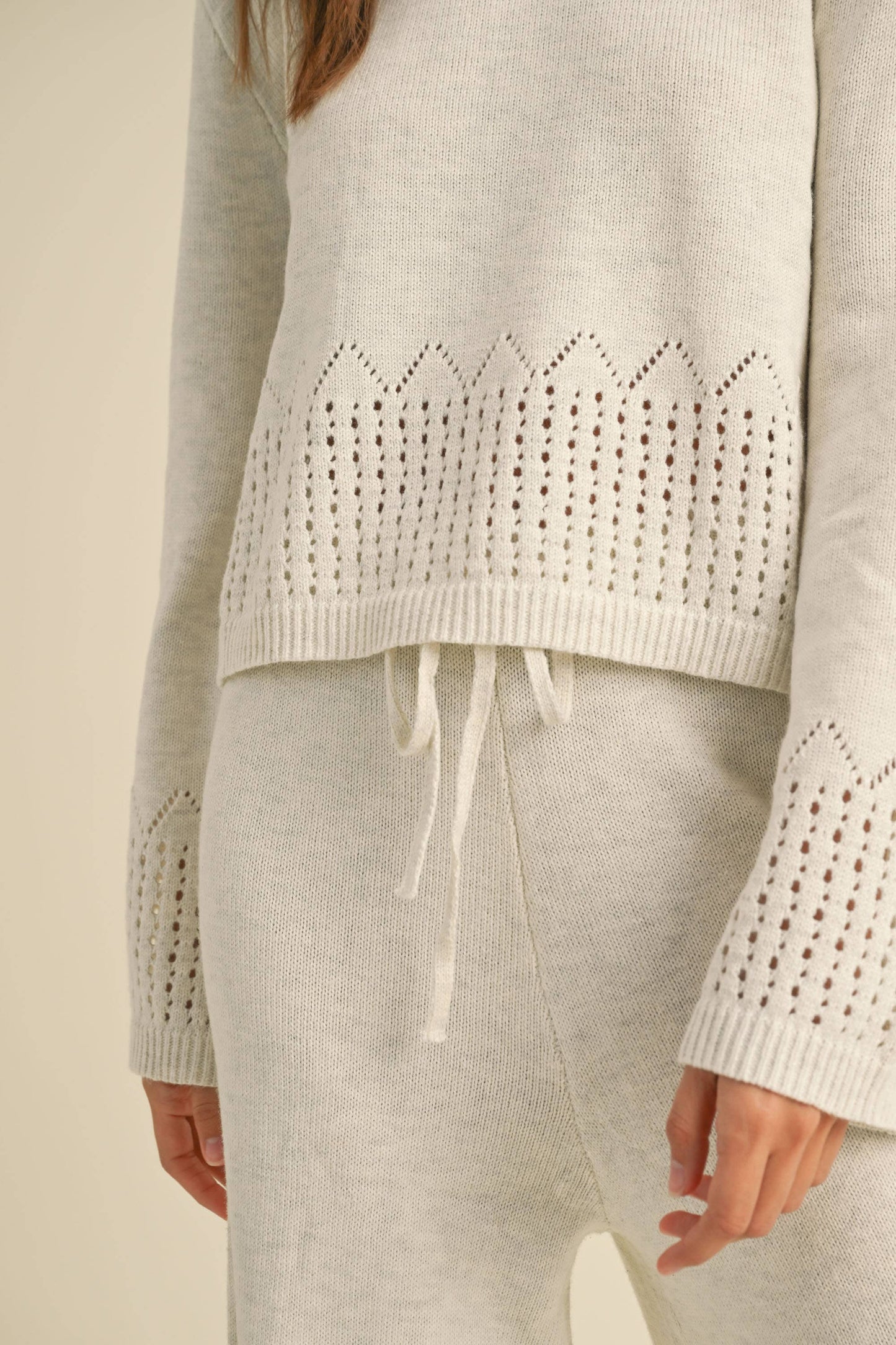 Border Crochet Sweater