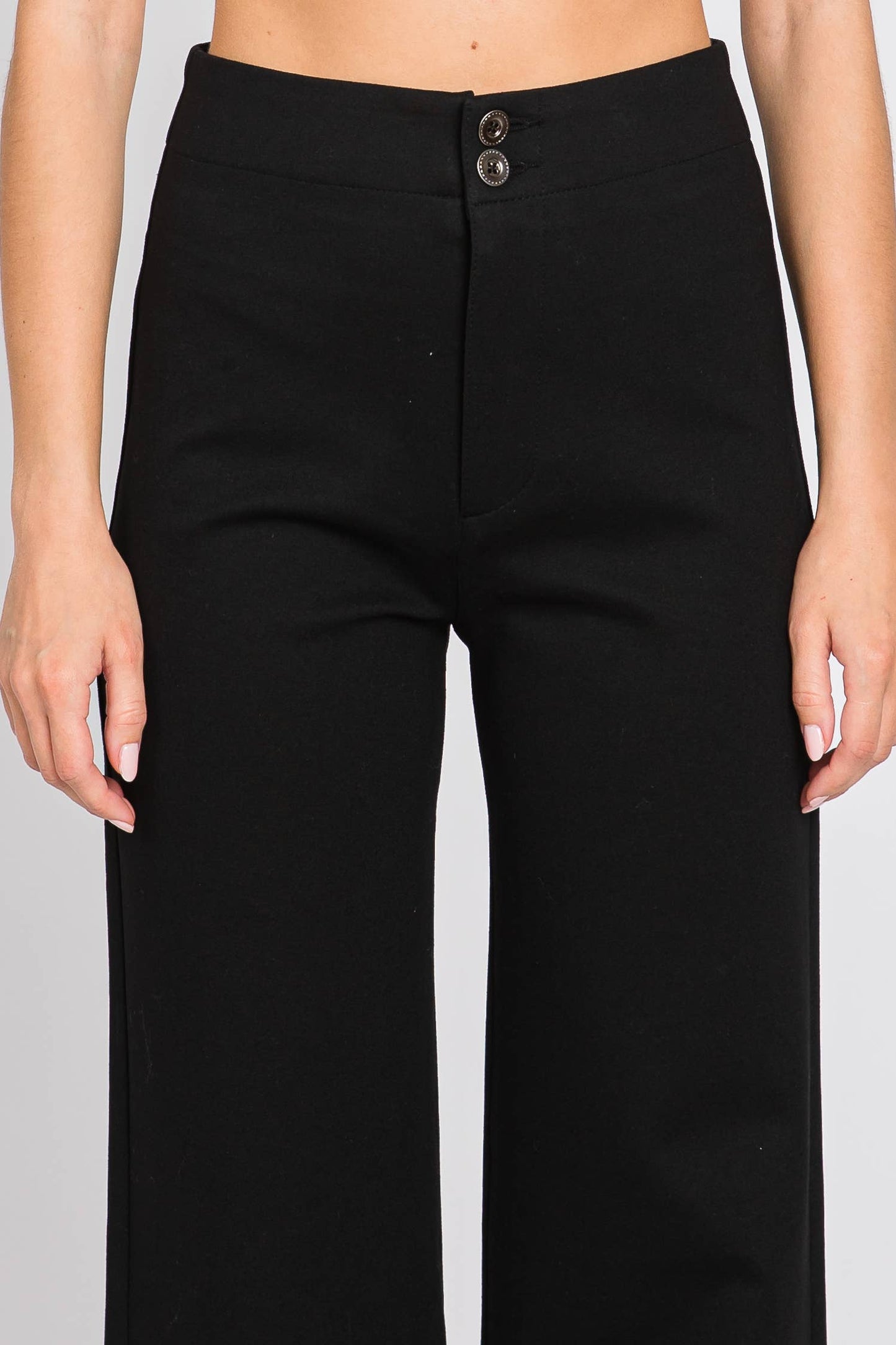 Black Ponte Trouser