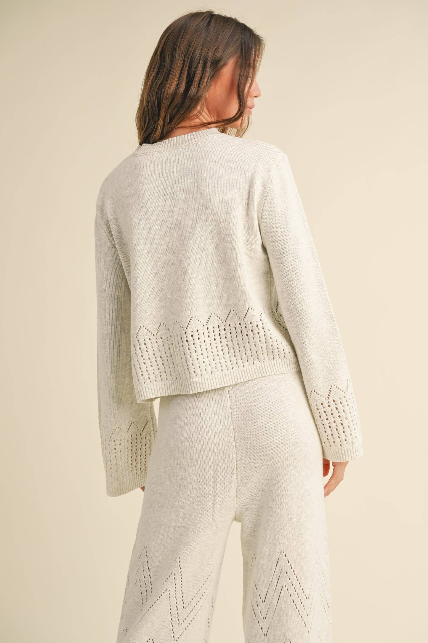 Border Crochet Sweater