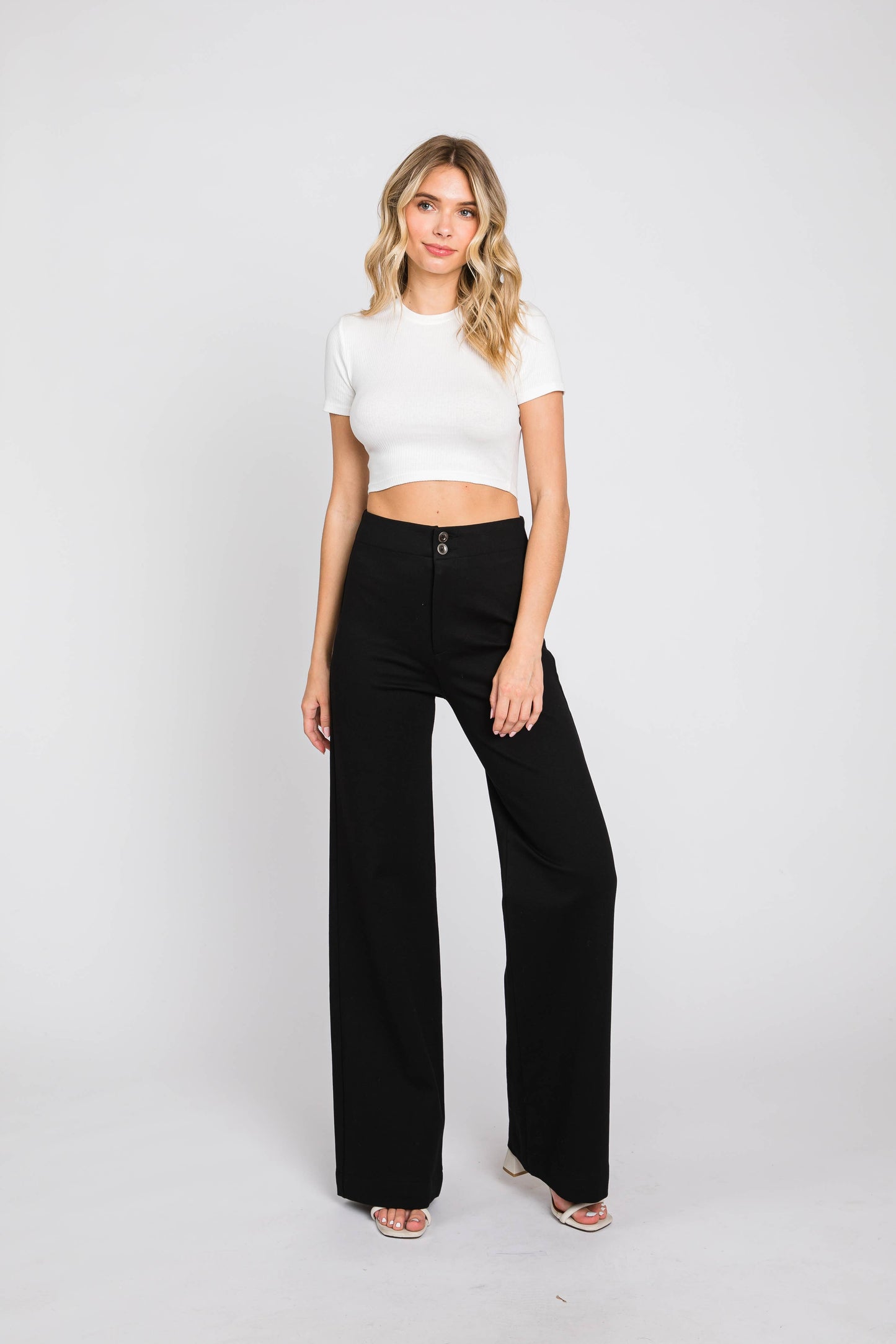 Black Ponte Trouser