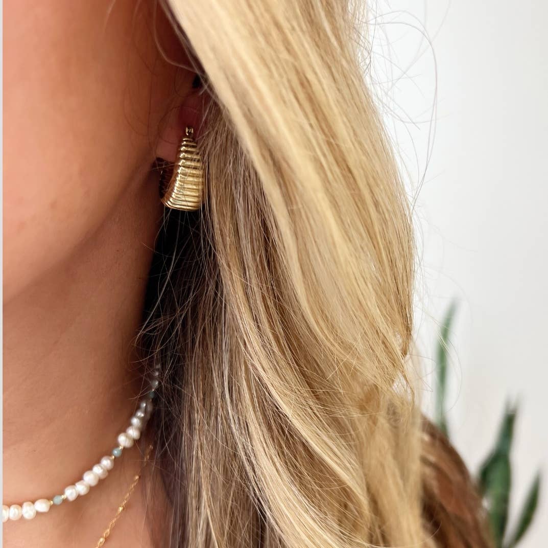 Textured Dome Hoops