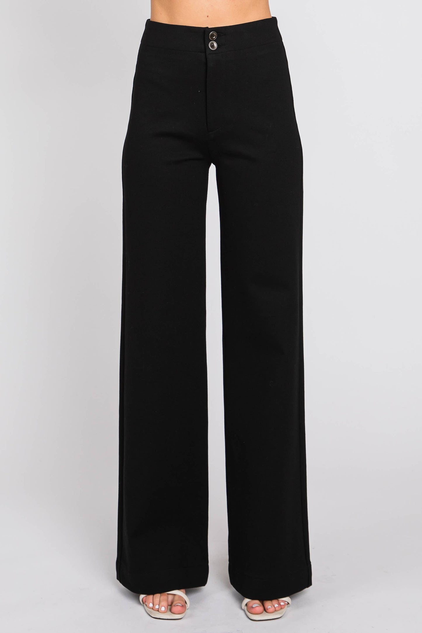 Black Ponte Trouser