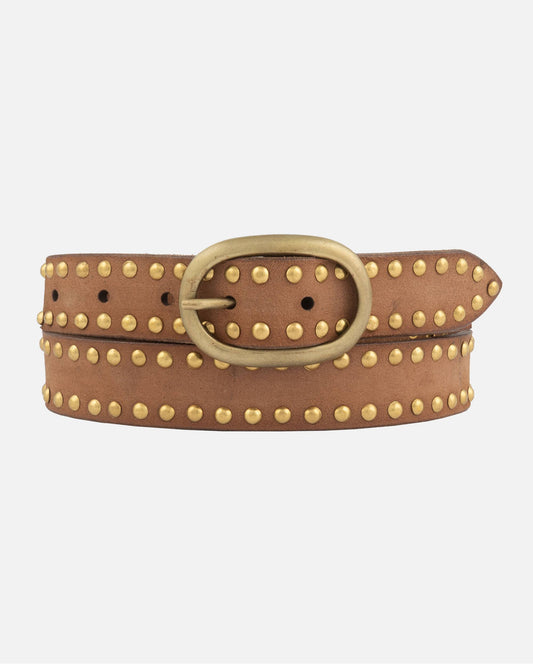 Studded Leather Belt
