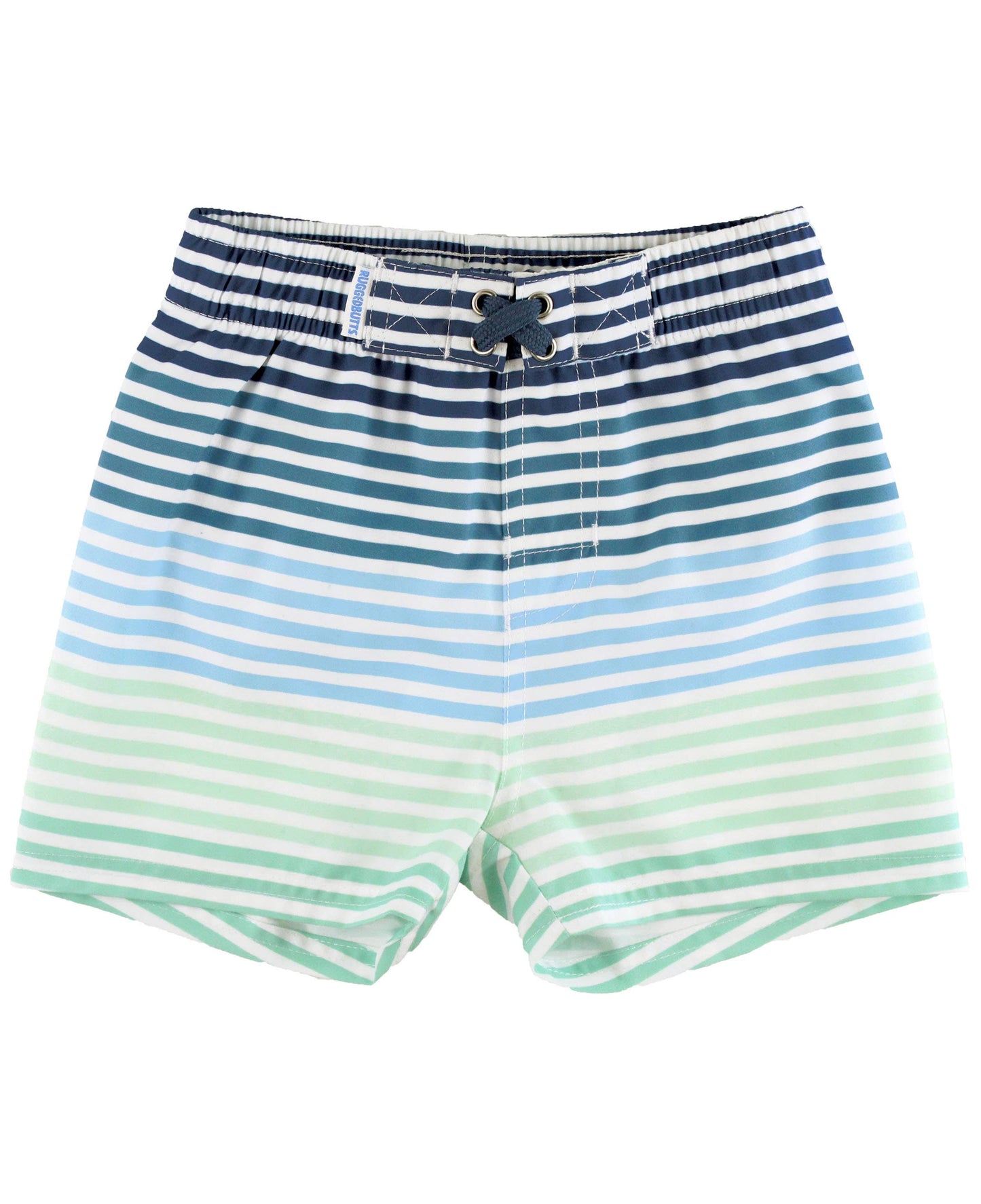 Kids Coastal Stripe Swim Trunks