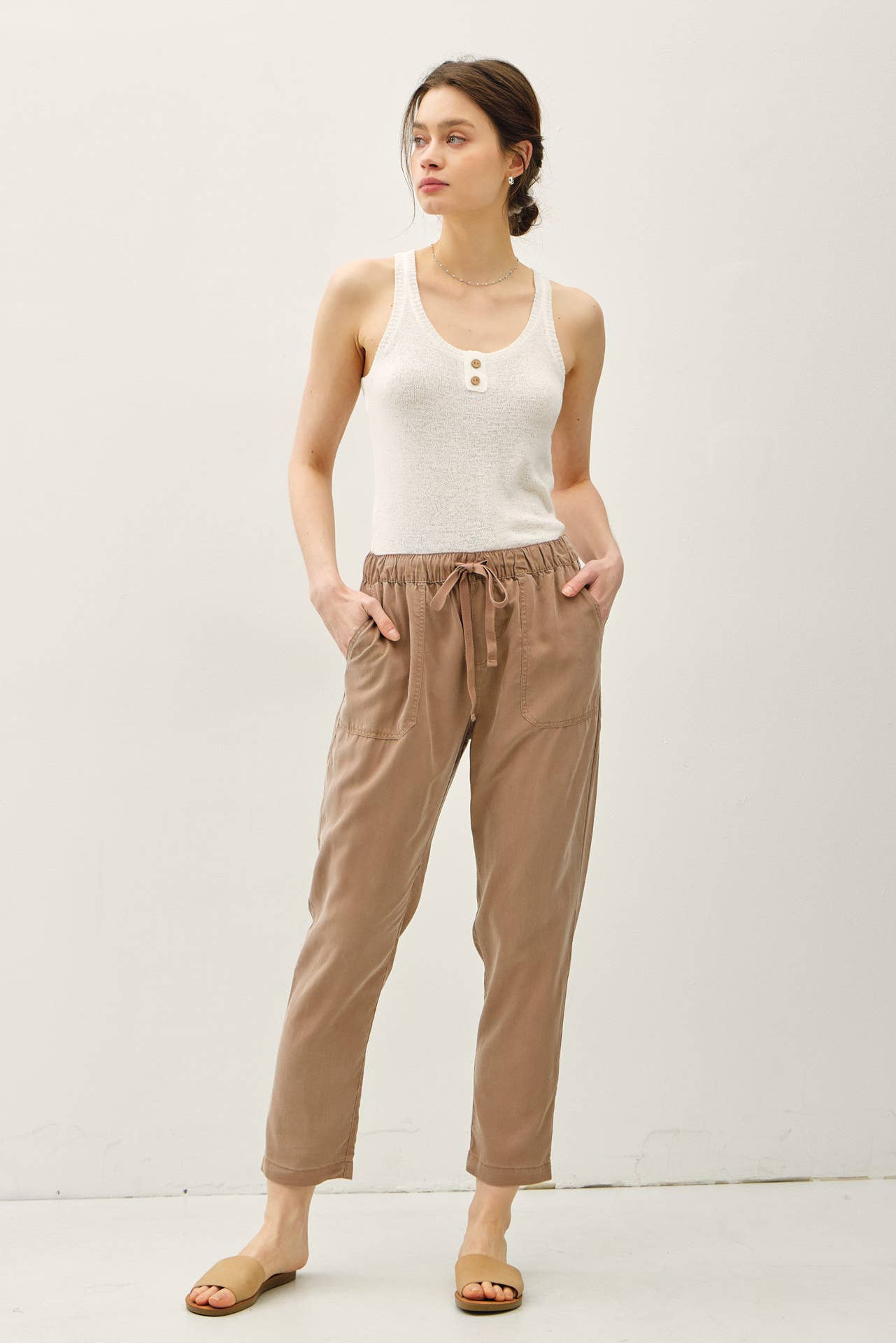 Tencel Tapered Pants