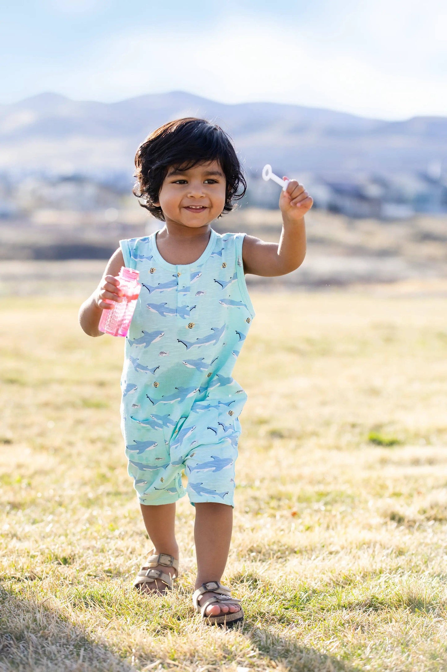 Sharks Henley Romper