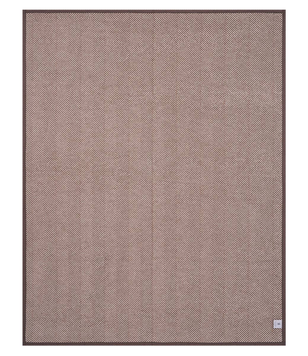 ChappyWrap Herringbone Chocolate Blanket