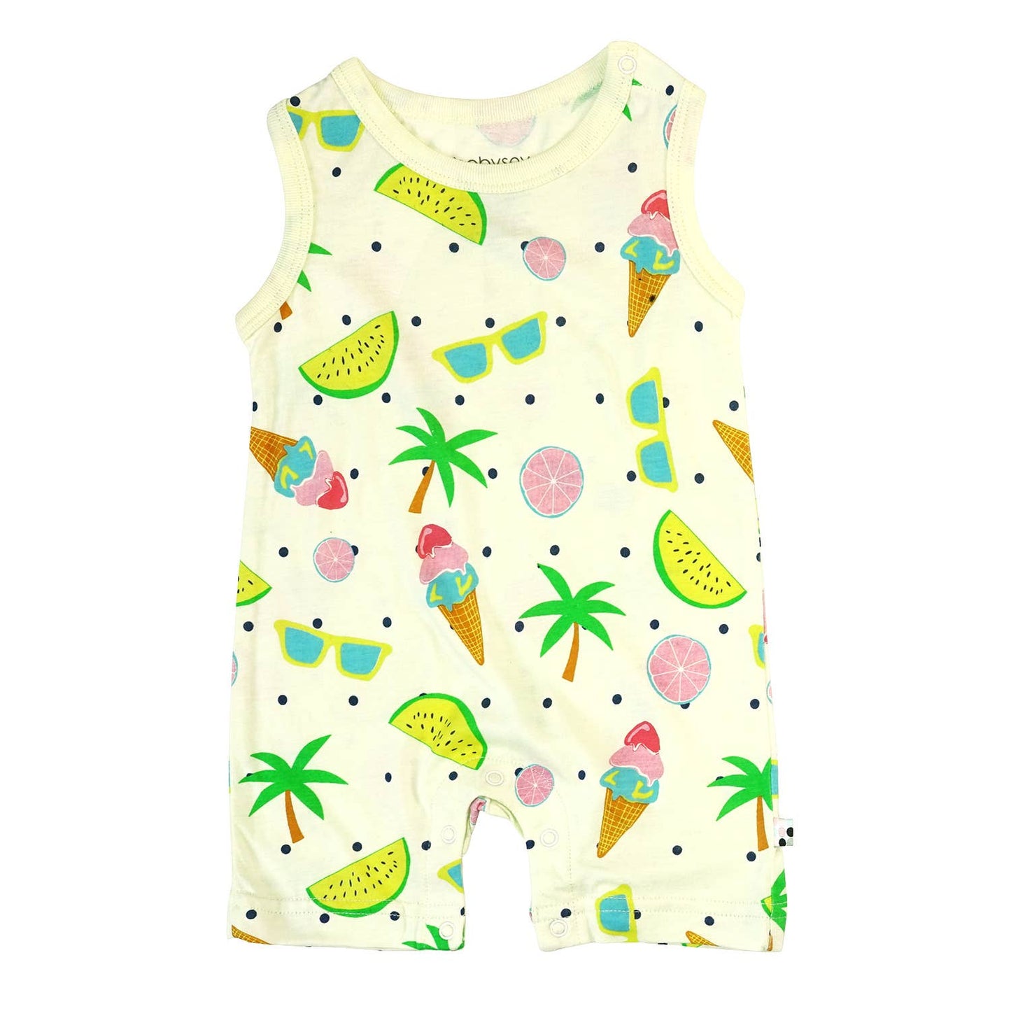 Summer Print Romper
