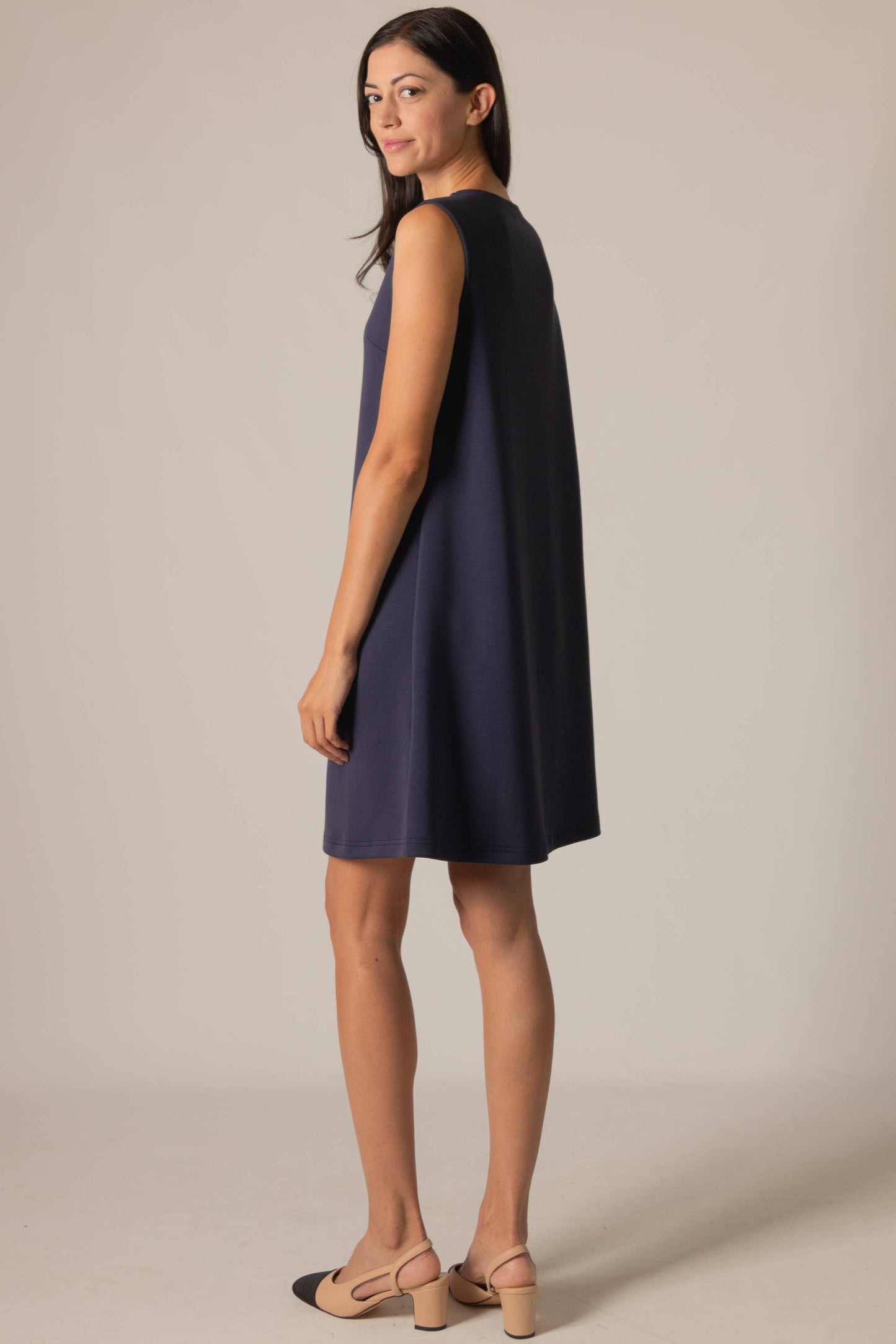 Navy Modal Shift Dress