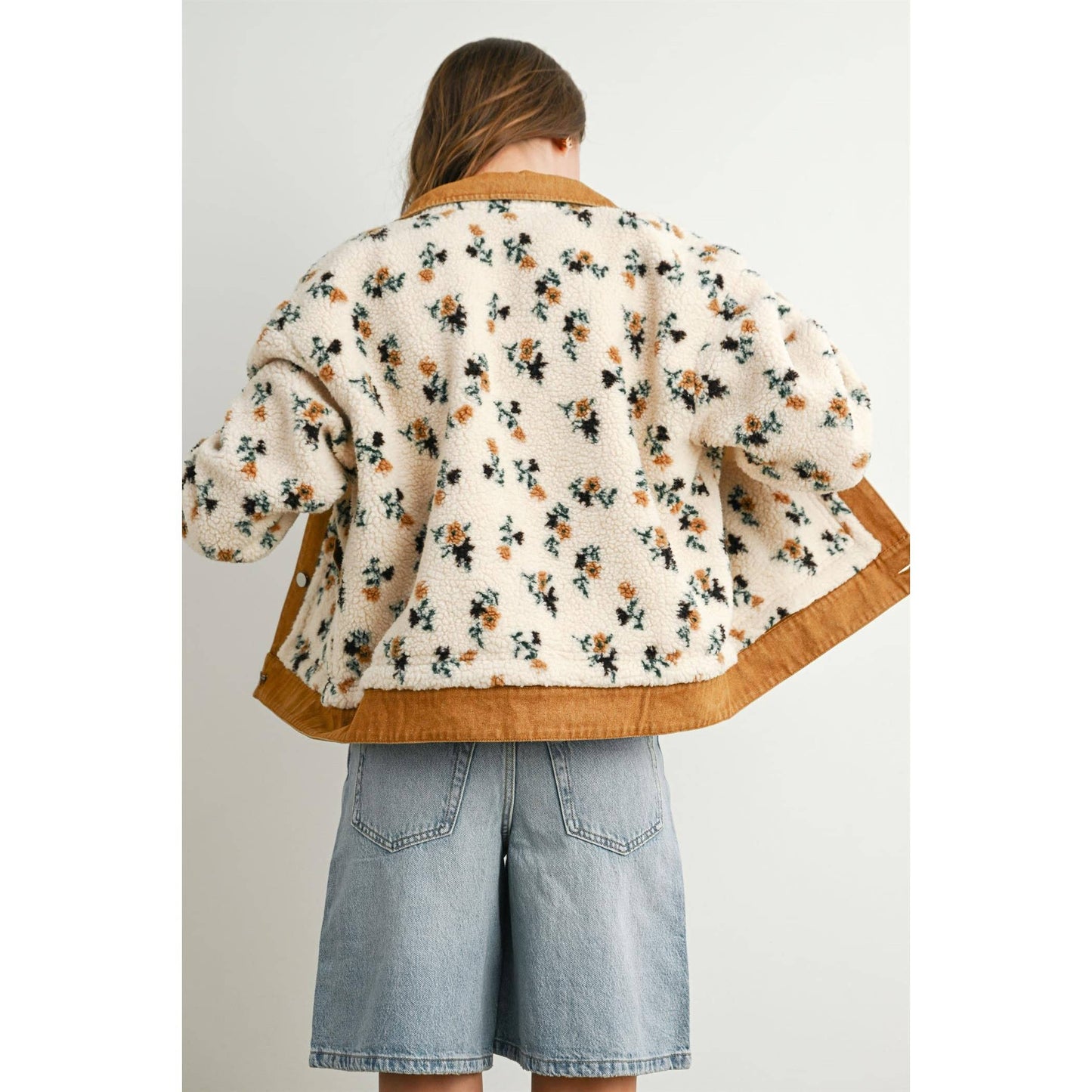 Floral Sherpa Jacket