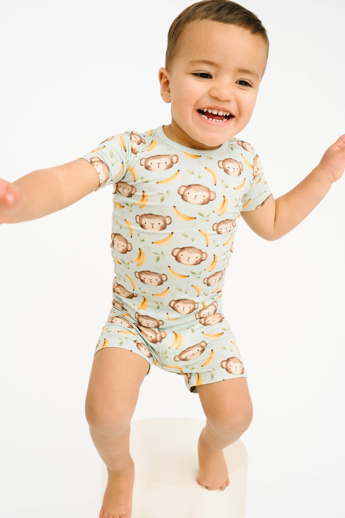 Kids Monkey Pajama Set
