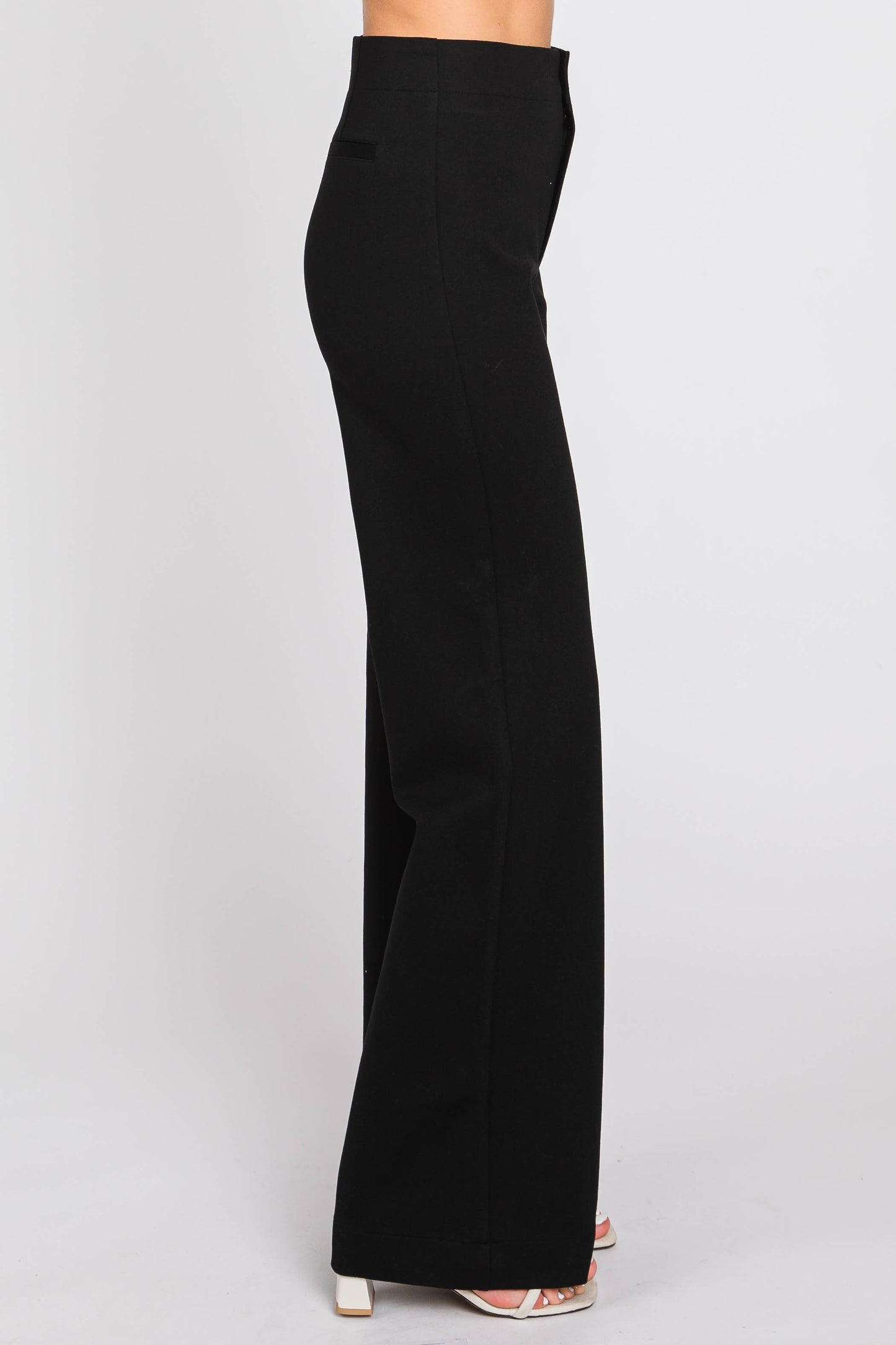 Black Ponte Trouser