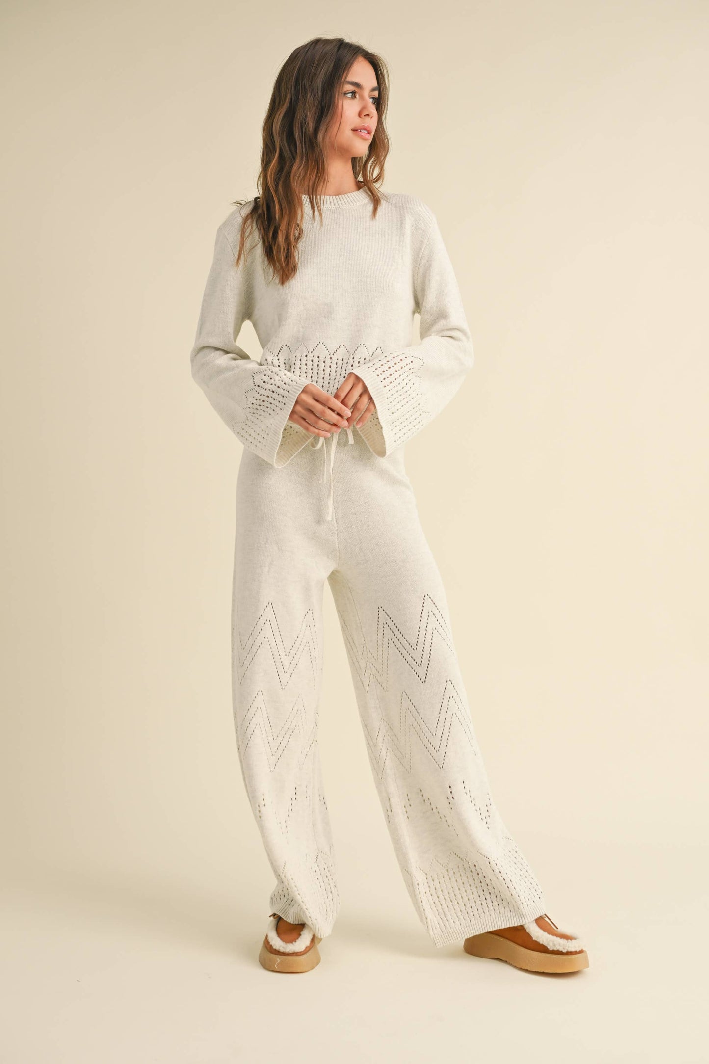Border Crochet Sweater