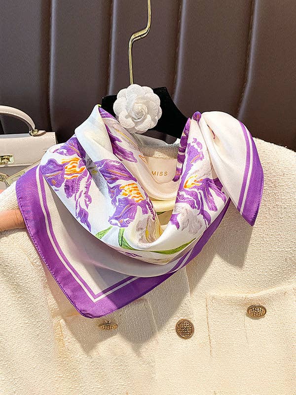 Floral Print Scarf