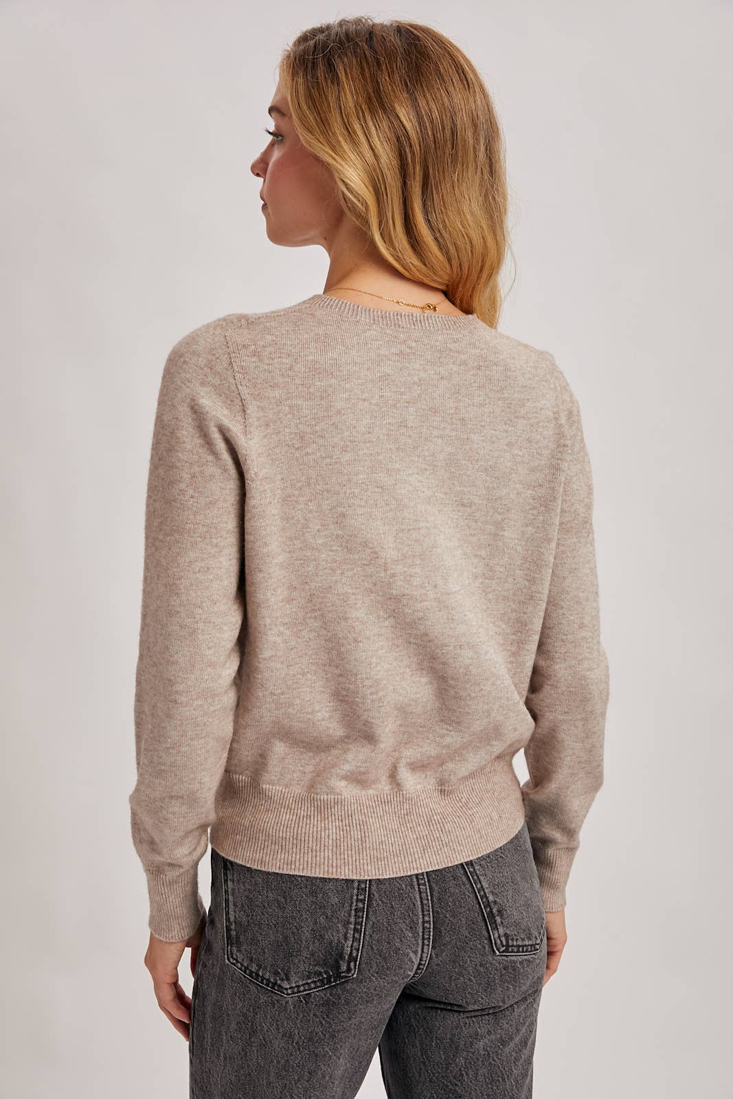 Oatmeal Crewneck Sweater