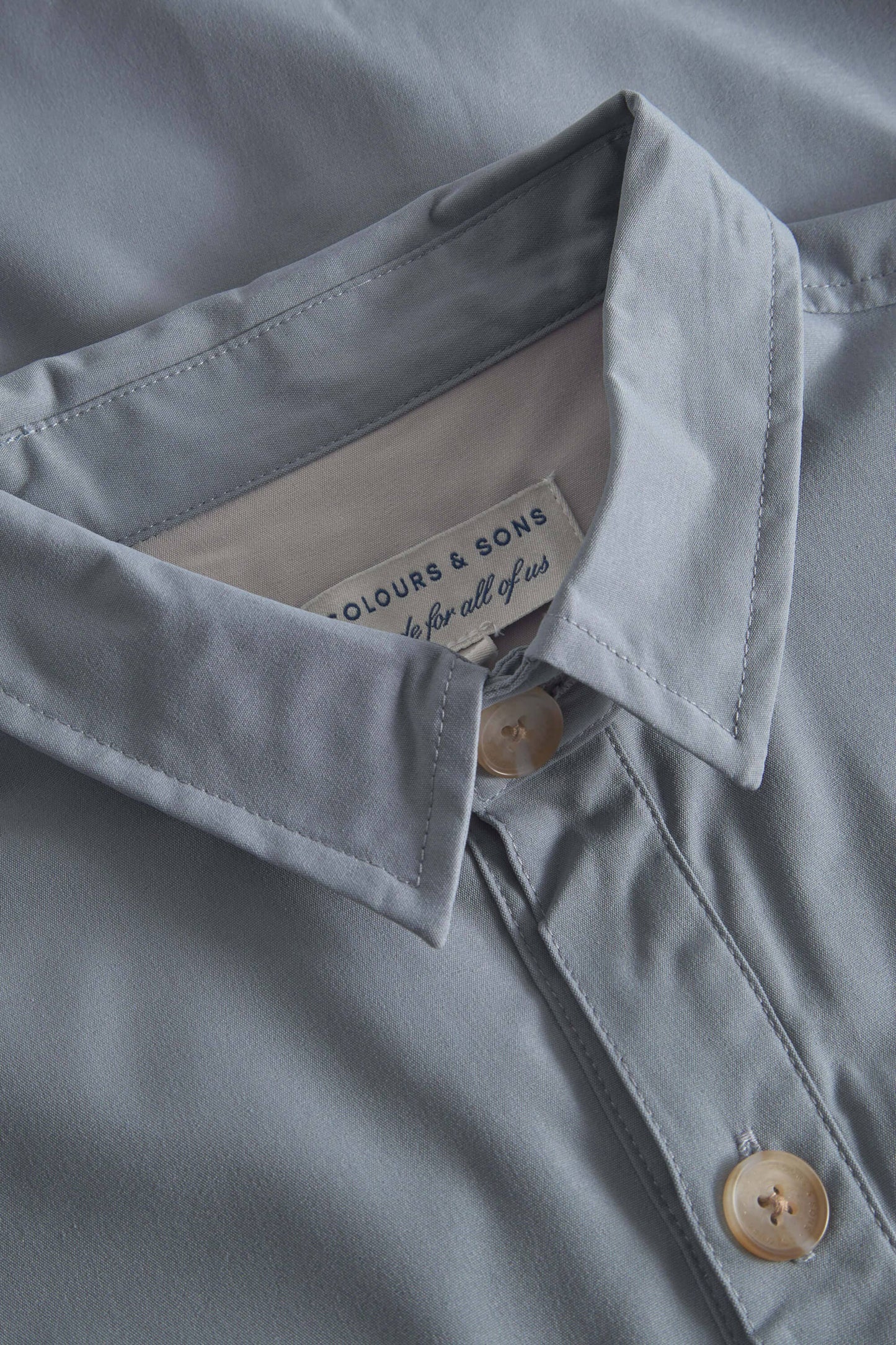 Mens Blue Overshirt