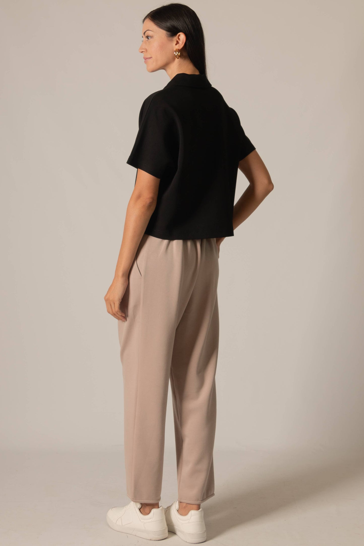 Black Modal Quarter Zip