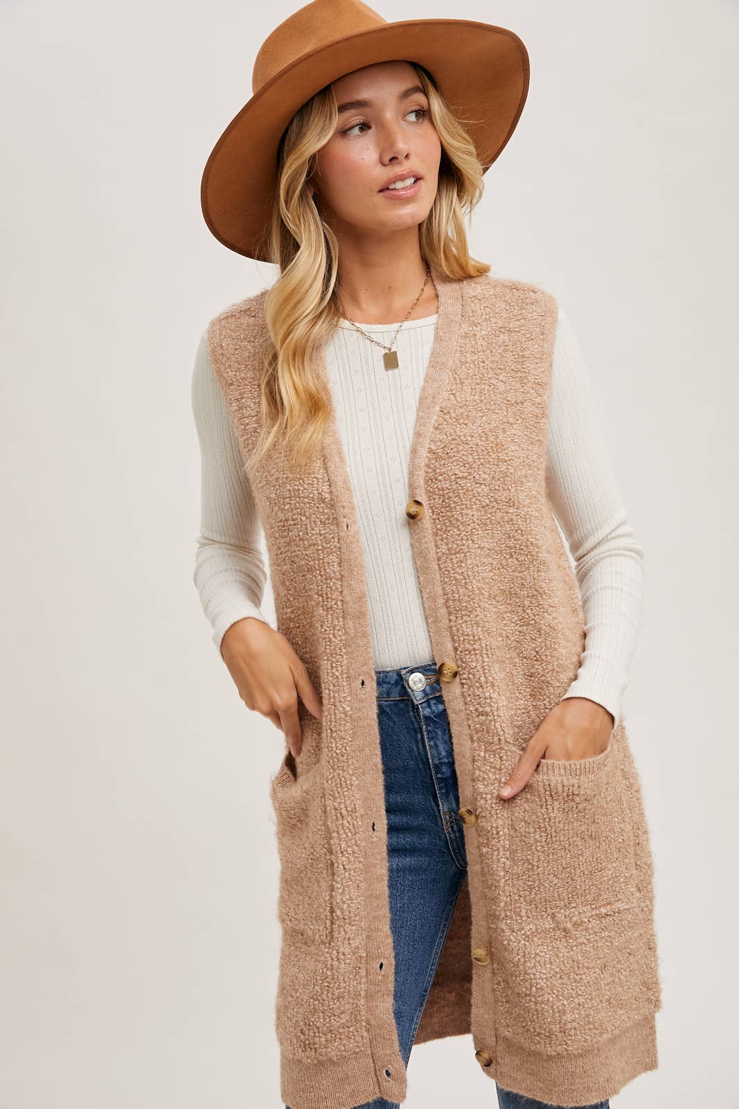 Teddy Knit Vest