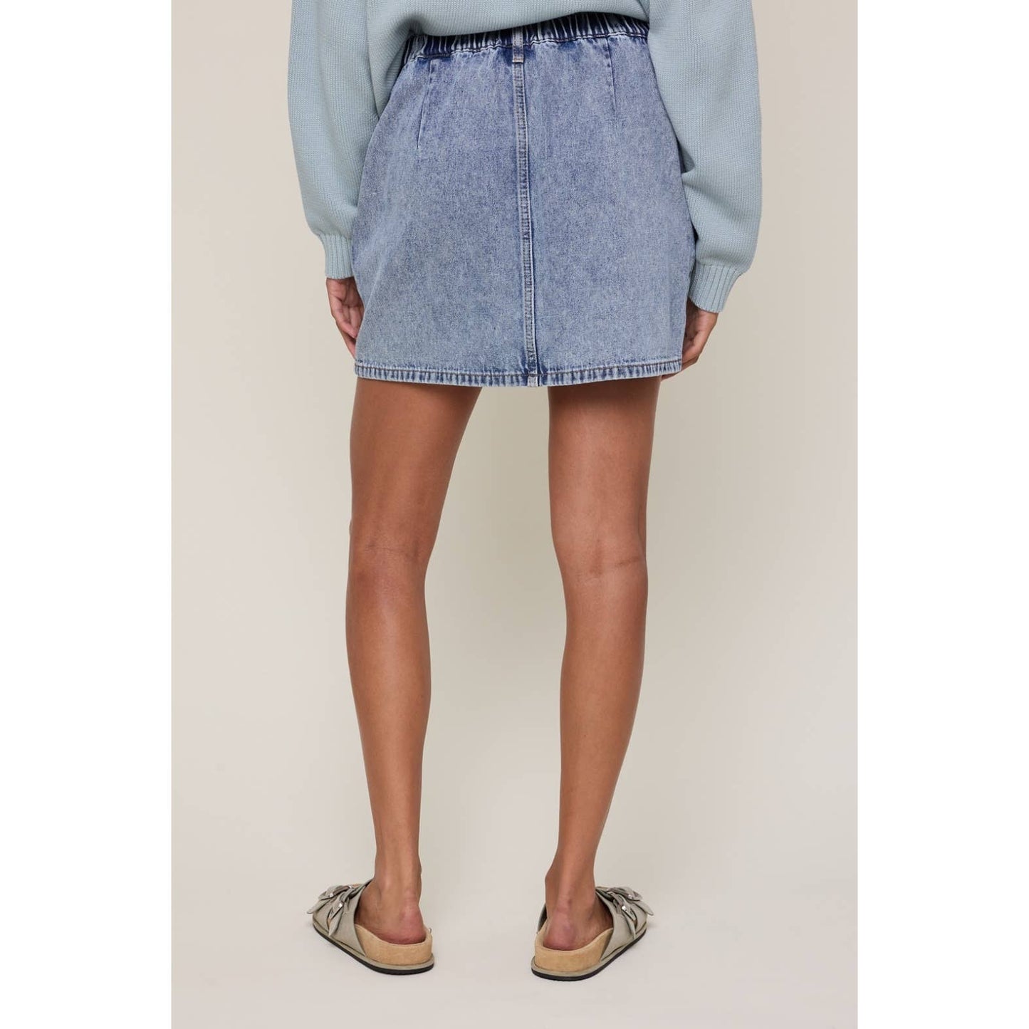 Denim Mini Skirt