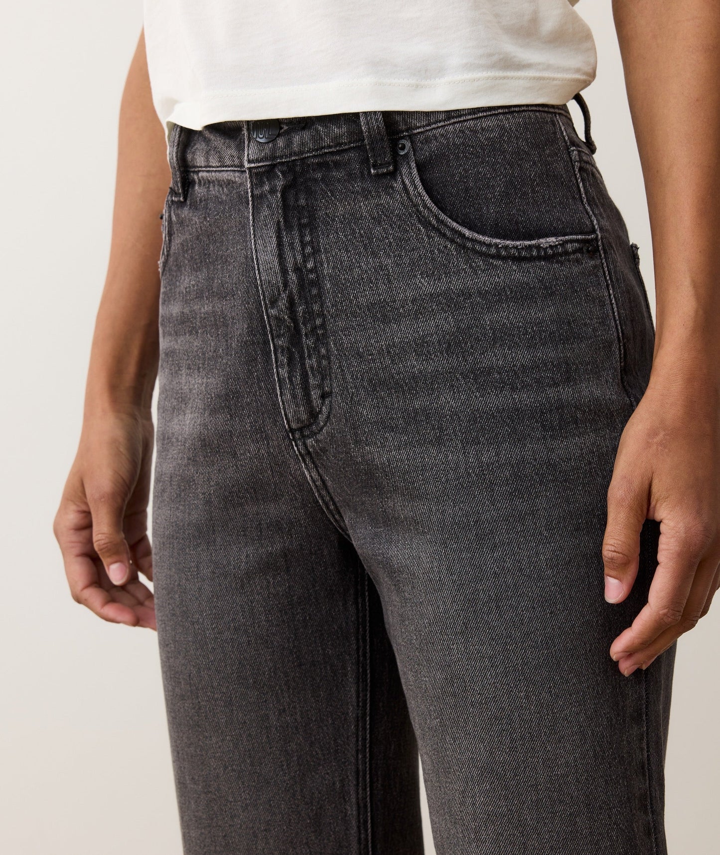 Marine Layer Straight Leg Denim - Washed Black