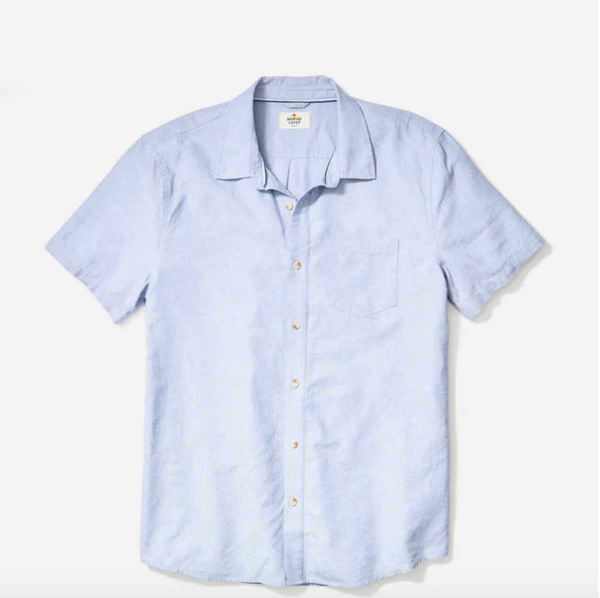 Marine Layer Mens Chambray Shirt