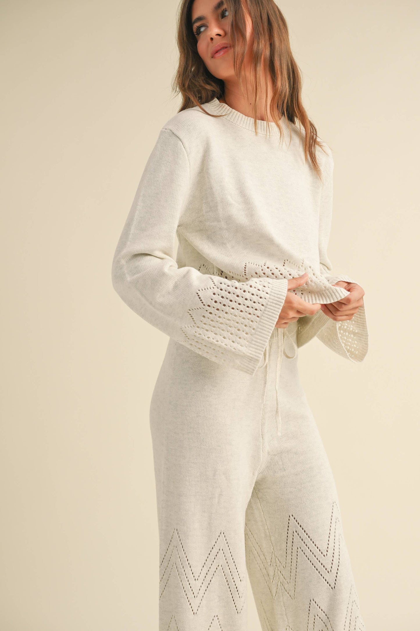 Border Crochet Sweater