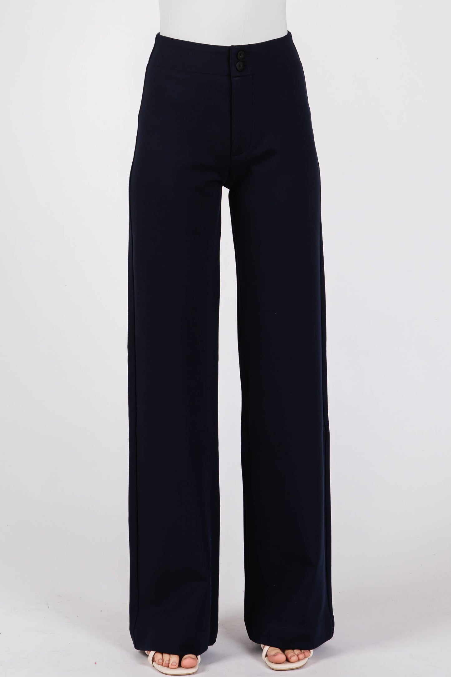 Navy Ponte Trouser