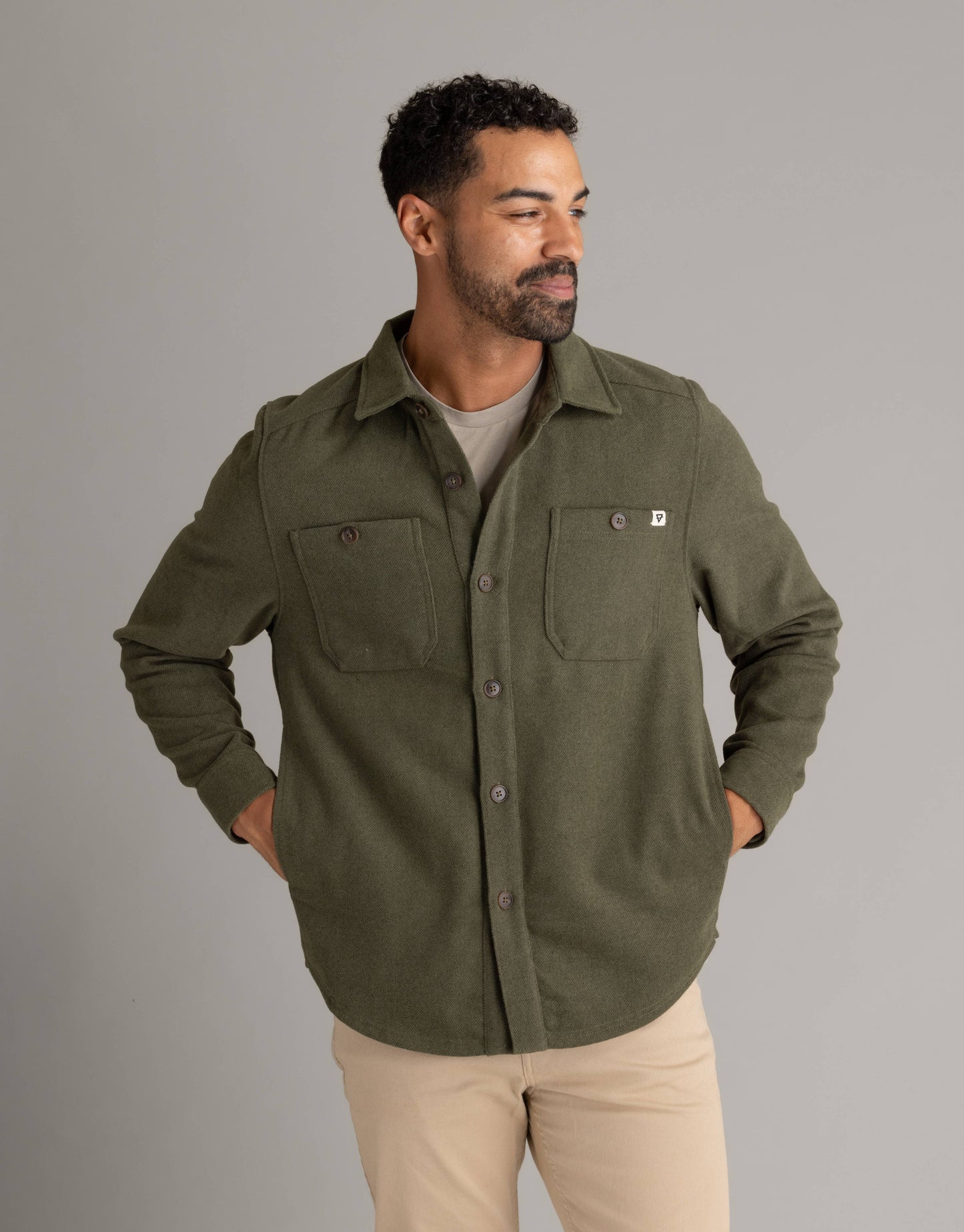 Mens Wool Shacket