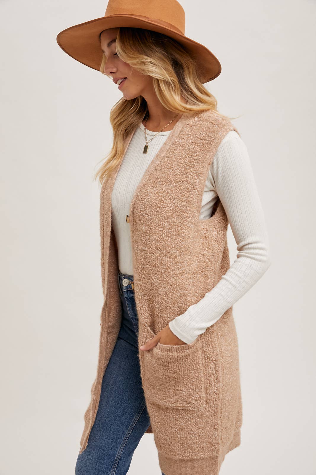 Teddy Knit Vest