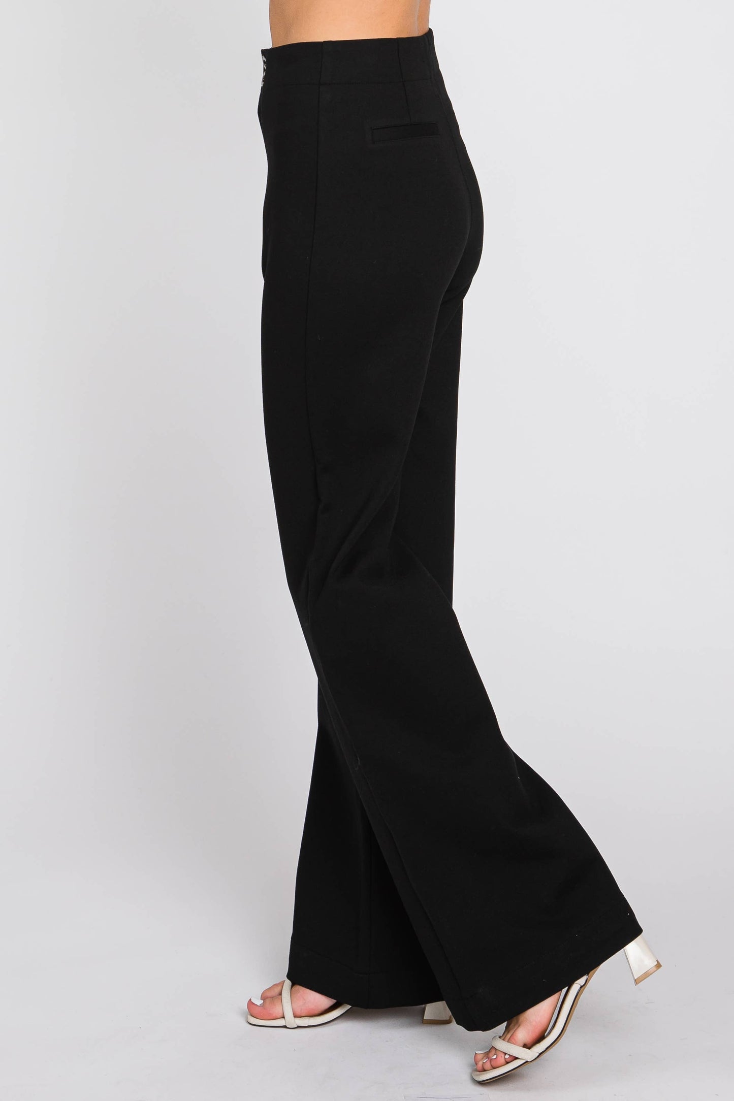 Black Ponte Trouser