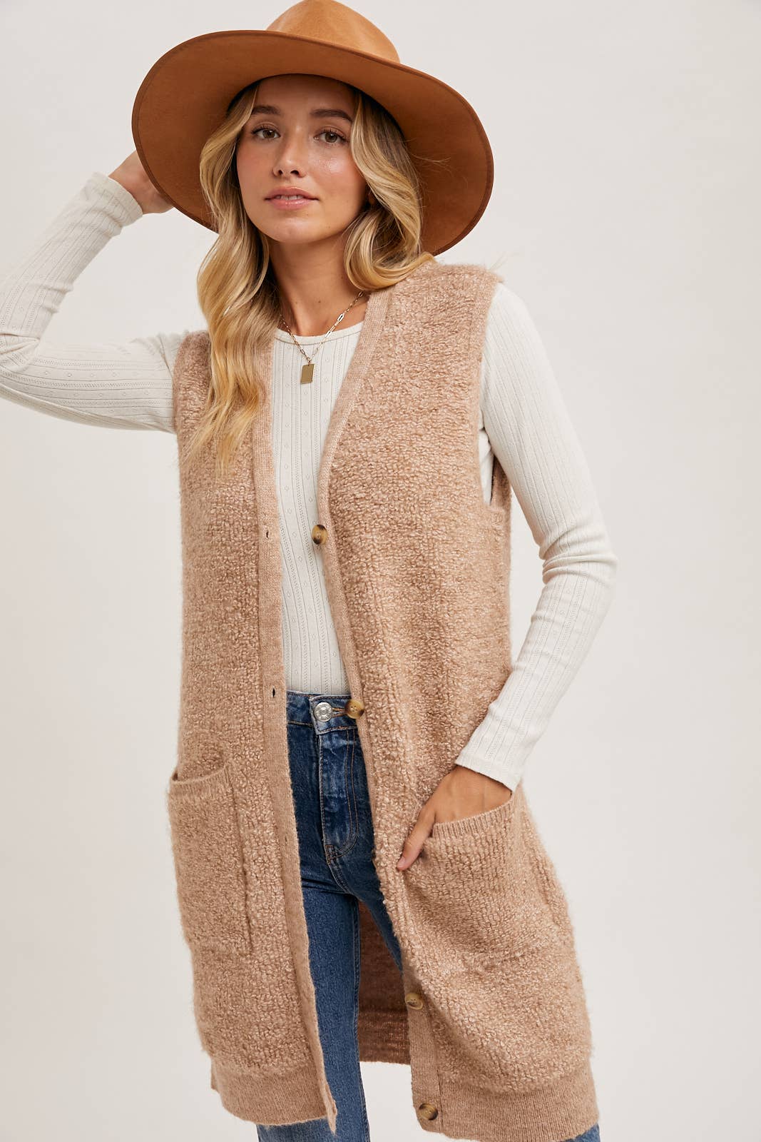 Teddy Knit Vest