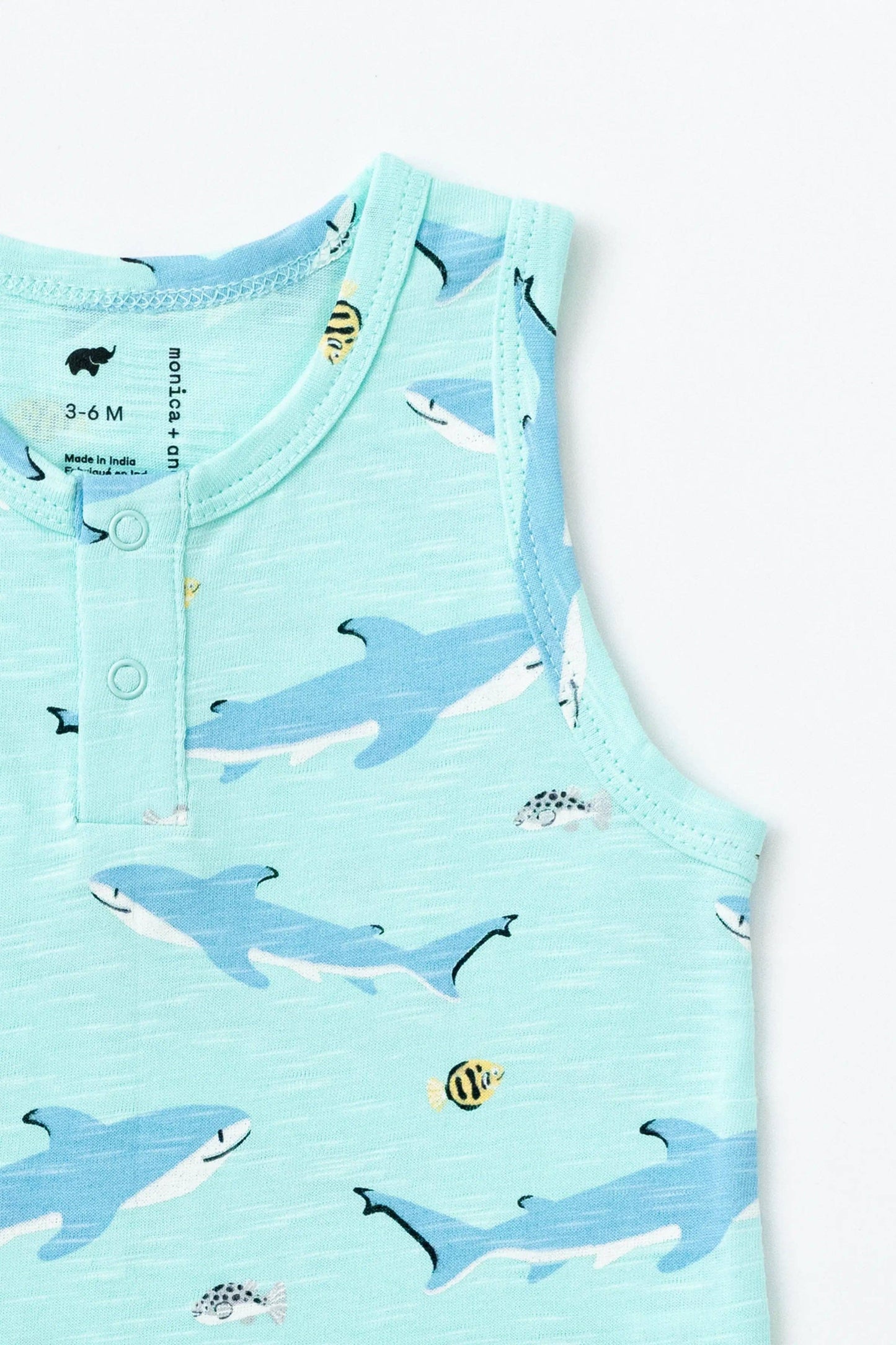 Sharks Henley Romper