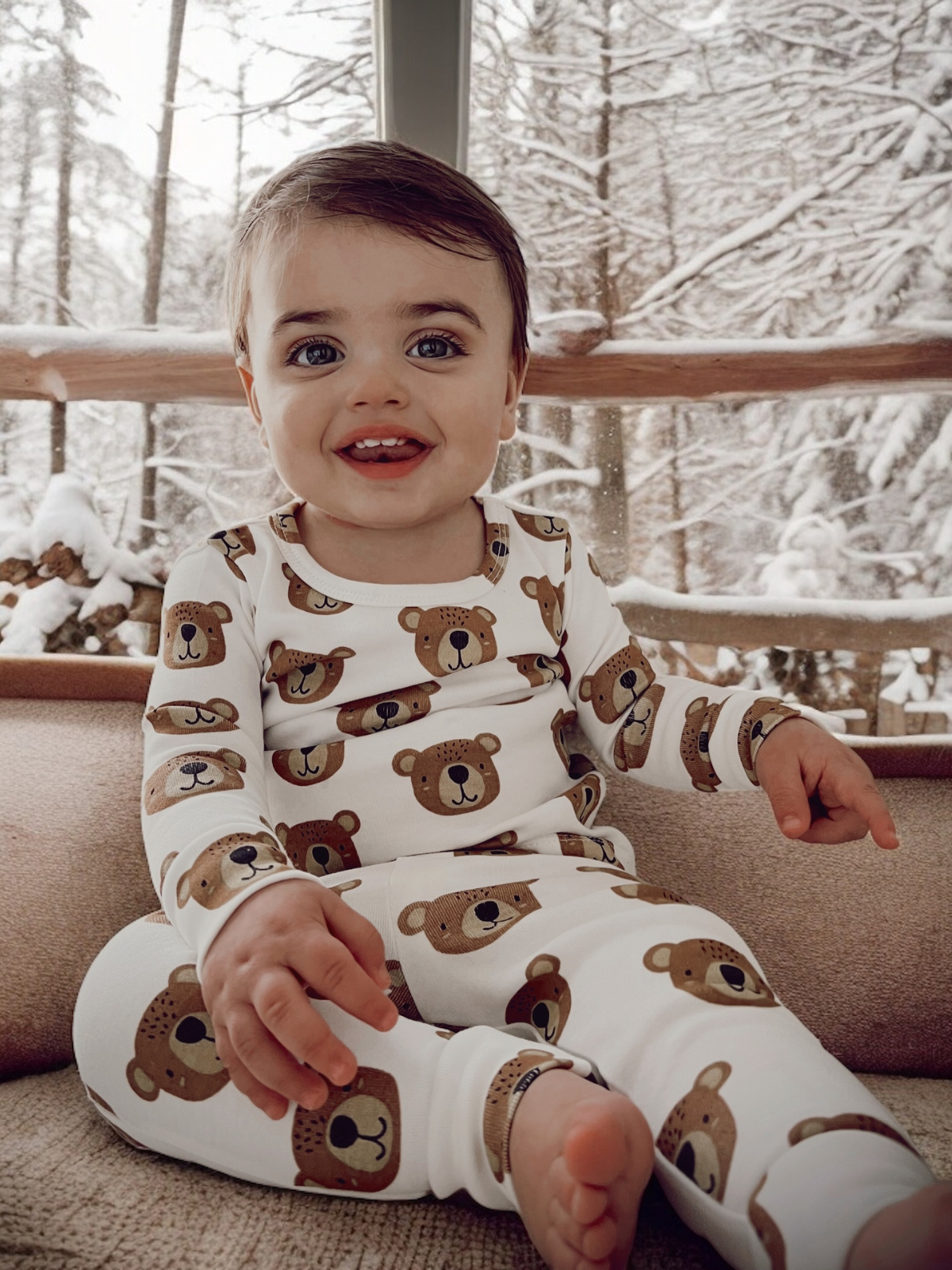 Kids Teddy Bear Pajama Set