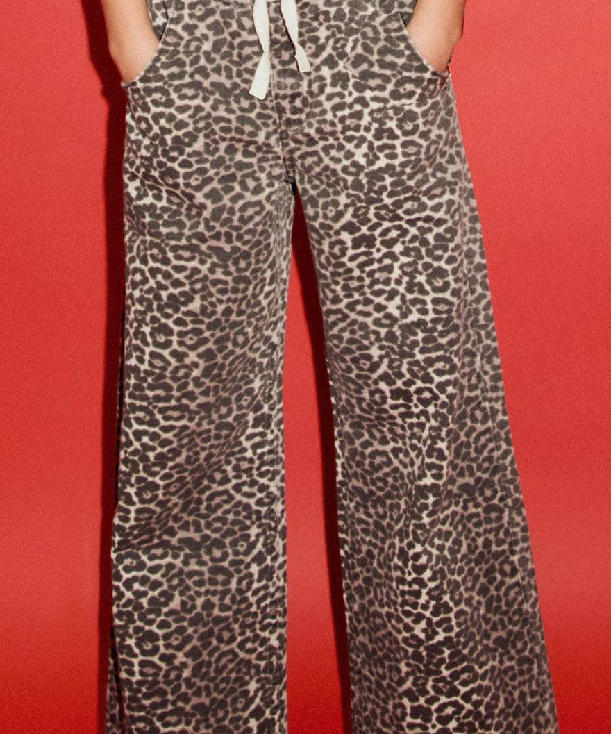 Leopard Print Jeans