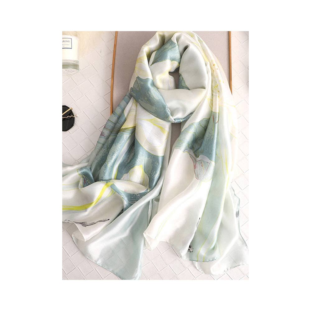 Vintage Floral Scarf