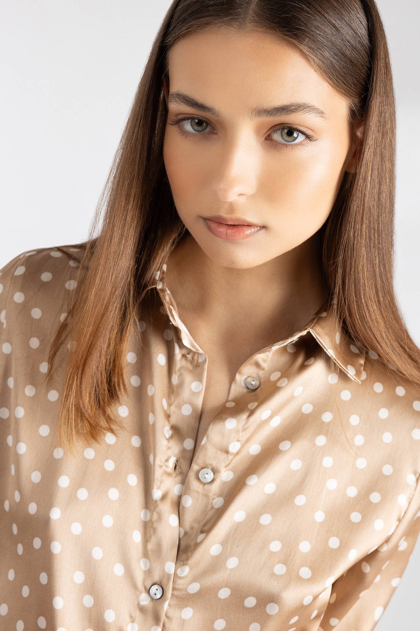 Summer Polka Dot Blouse