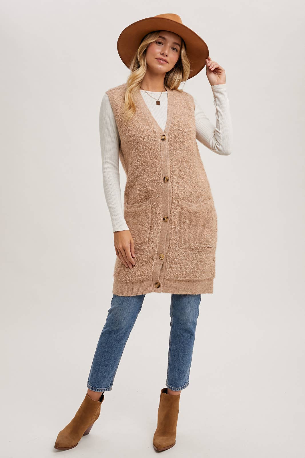 Teddy Knit Vest