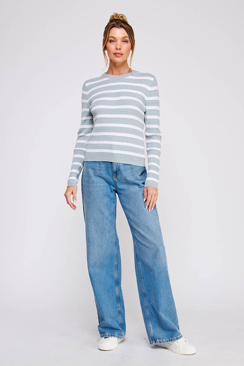 Seamist Cable Knit Sweater