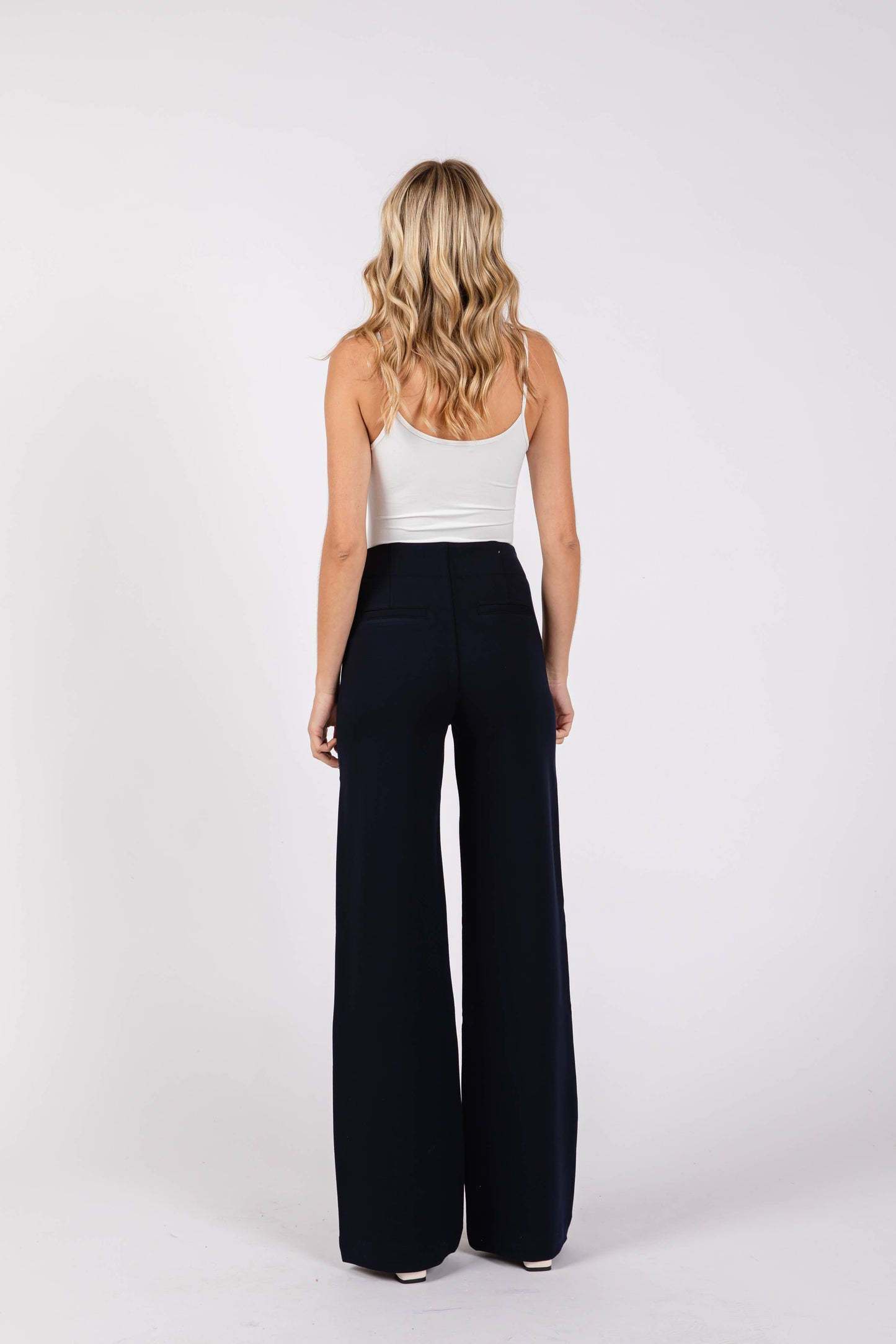 Navy Ponte Trouser
