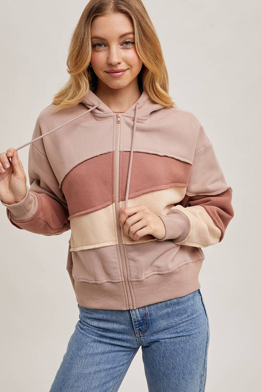 Rose Patchwork Hoodie