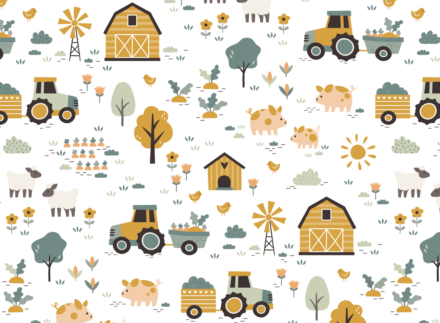 Kids Farm Friends Pajamas