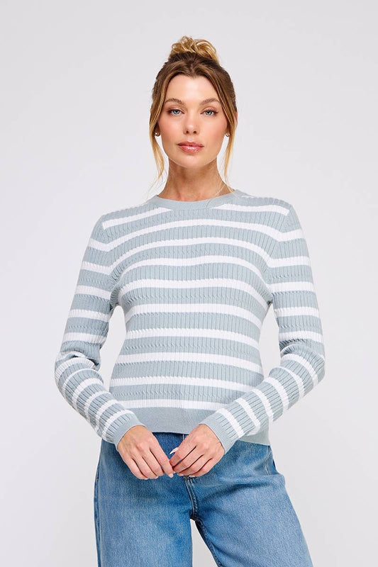 Seamist Cable Knit Sweater