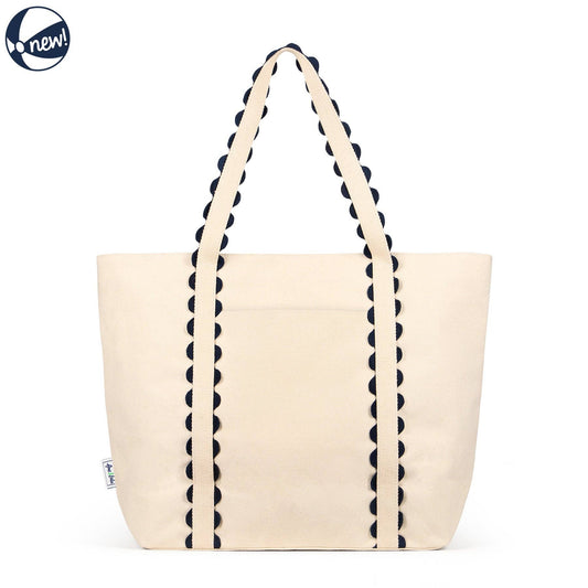 Navy Nantucket Beach Tote